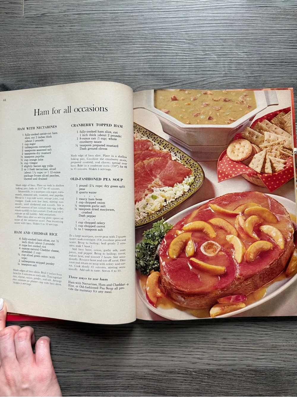 2 Vintage Better Homes and Gardens Hardcover Cookbooks Meat & Fish/Seafood